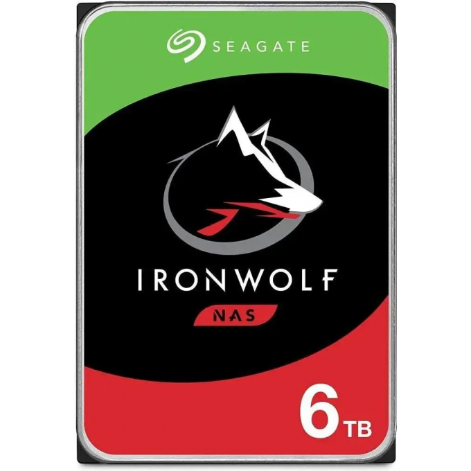 Жесткий диск SEAGATE IRONWOLF , 6ТБ, HDD, SATA III, 3.5" ST6000VN006 Жесткий диск SEAGATE IRONWOLF , 6ТБ, HDD, SATA III, 3.5" ST6000VN006