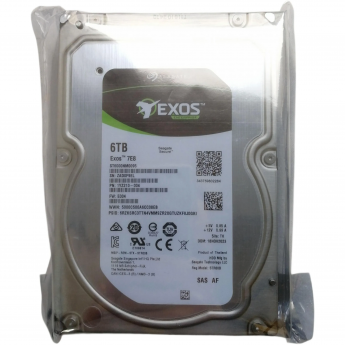 Жесткий диск SEAGATE SAS 3.0 6Tb ST6000NM0095 EXOS (7200rpm) 256Mb 3.5"
