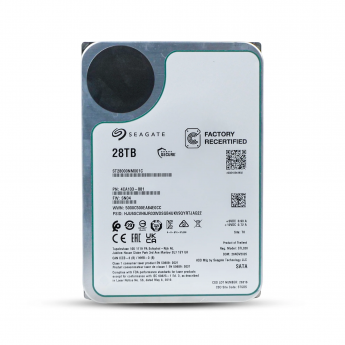 Жесткий диск SEAGATE SATA-III 28TB ST28000NM001C FACTORY RECERTIFIED SERVER EXOS 512E (7200rpm) 512Mb 3.5"