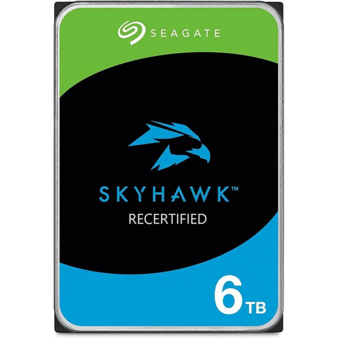 Жесткий диск SEAGATE SKYHAWK , 6ТБ, HDD, SATA III, 3.5" ST6000VX008 Жесткий диск SEAGATE SKYHAWK , 6ТБ, HDD, SATA III, 3.5" ST6000VX008