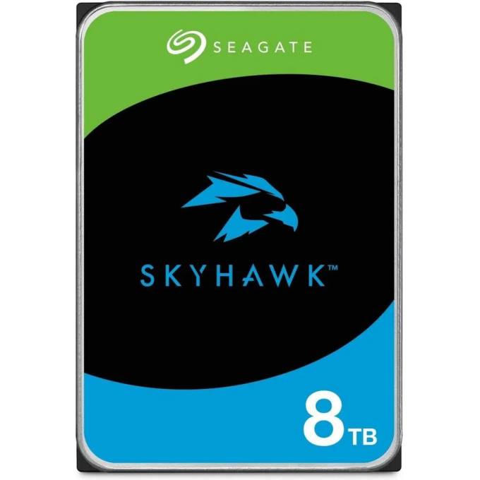 Жесткий диск SEAGATE SKYHAWK , 8ТБ, HDD, SATA III, 3.5" ST8000VX010 Жесткий диск SEAGATE SKYHAWK , 8ТБ, HDD, SATA III, 3.5" ST8000VX010