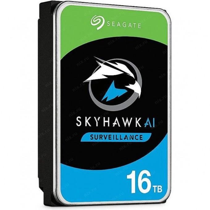 Жесткий диск SEAGATE SKYHAWK AI 3.5" 16TB, SATA-III, 256MB ST16000VE002 Жесткий диск SEAGATE SKYHAWK AI 3.5" 16TB, SATA-III, 256MB ST16000VE002
