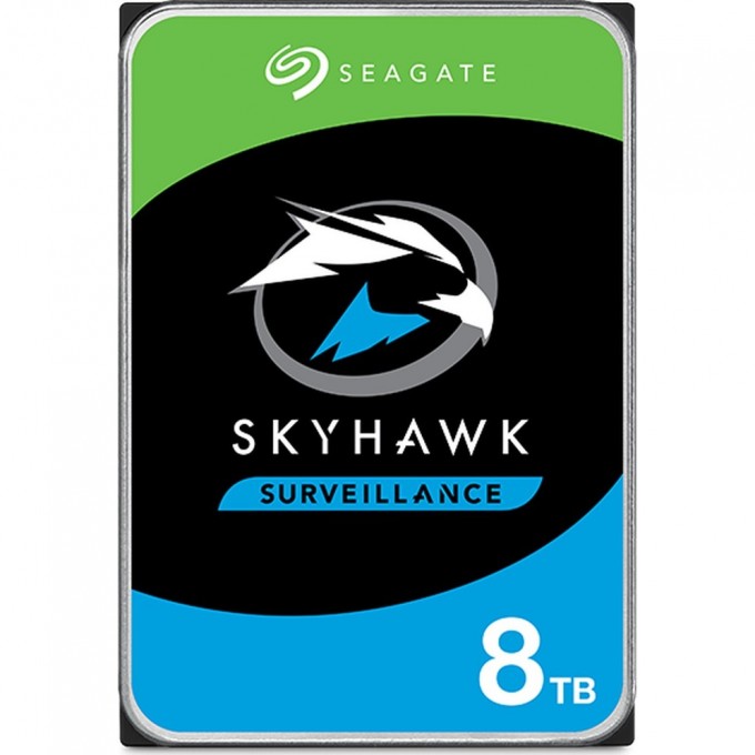 Жесткий диск SEAGATE SKYHAWKAI ST8000VE00, 8ТБ, HDD, SATA III, 3.5" ST8000VE000 Жесткий диск SEAGATE SKYHAWKAI ST8000VE00, 8ТБ, HDD, SATA III, 3.5" ST8000VE000